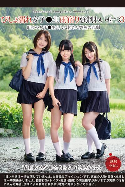 【中出し】びしょ濡れ女子●生雨宿り強●わいせつ 3 / 桃尻かのん 瀬名きらり 青山彩香