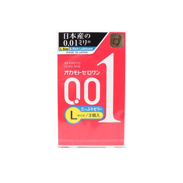 オカモトゼロワン Lサイズ たっぷりゼリー 3個入り