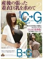 産後の張った着衣巨乳を求めて 2 Bカップ→Gカップ