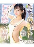 ドキッとするロリ感×あざとい笑顔 見た目にそぐわない不適切なエロさがクセになる某有名店指名NO.1！超人気メイドAV転身デビュー 花乃はるひ （ブルーレイディスク）