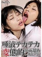 唾液テカテカ変態的顔面舐めレズビアン （DOD）